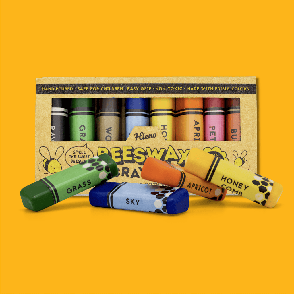 Pure Beeswax Crayons (Trapezoidal)