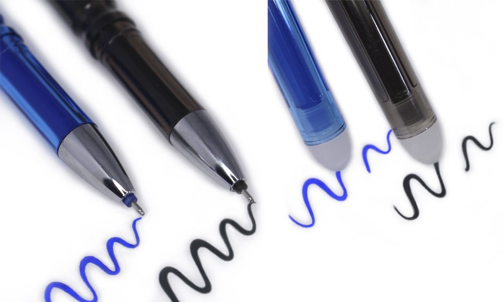 blue erasable pens